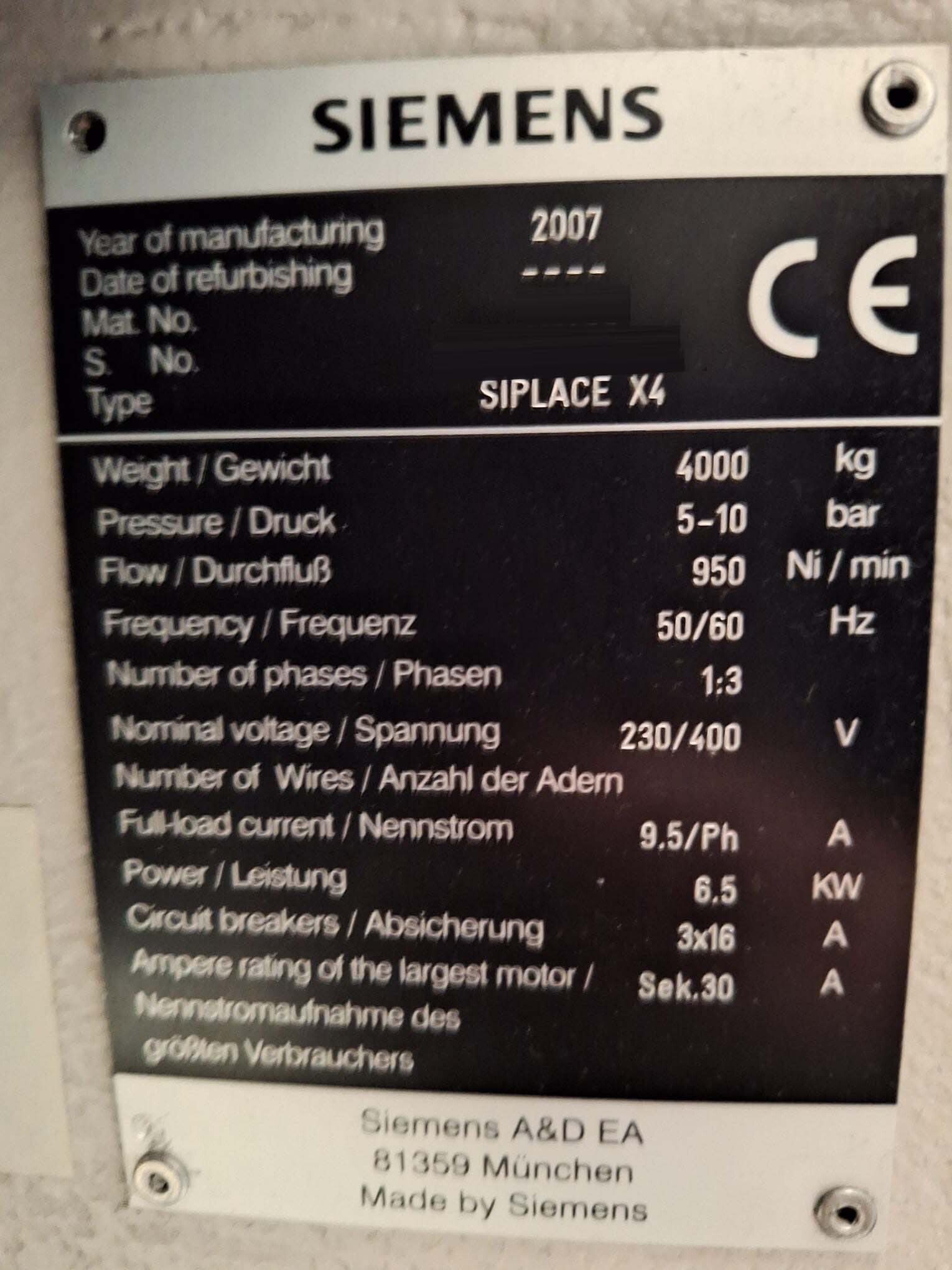 Foto Verwendet ASM / SIEMENS Siplace X4 Zum Verkauf