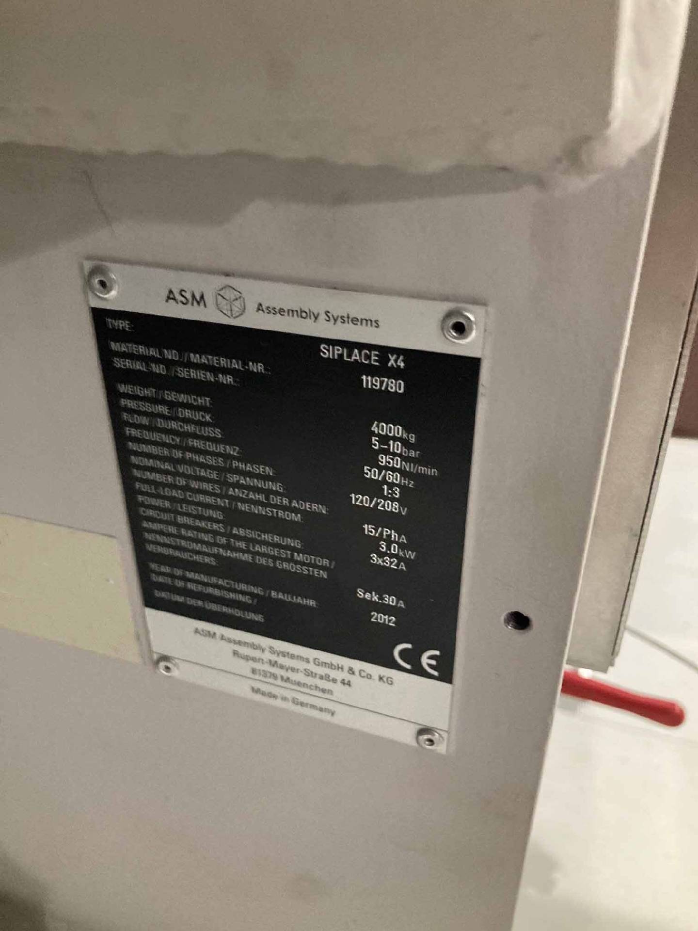 Foto Verwendet ASM / SIEMENS Siplace X4 Zum Verkauf