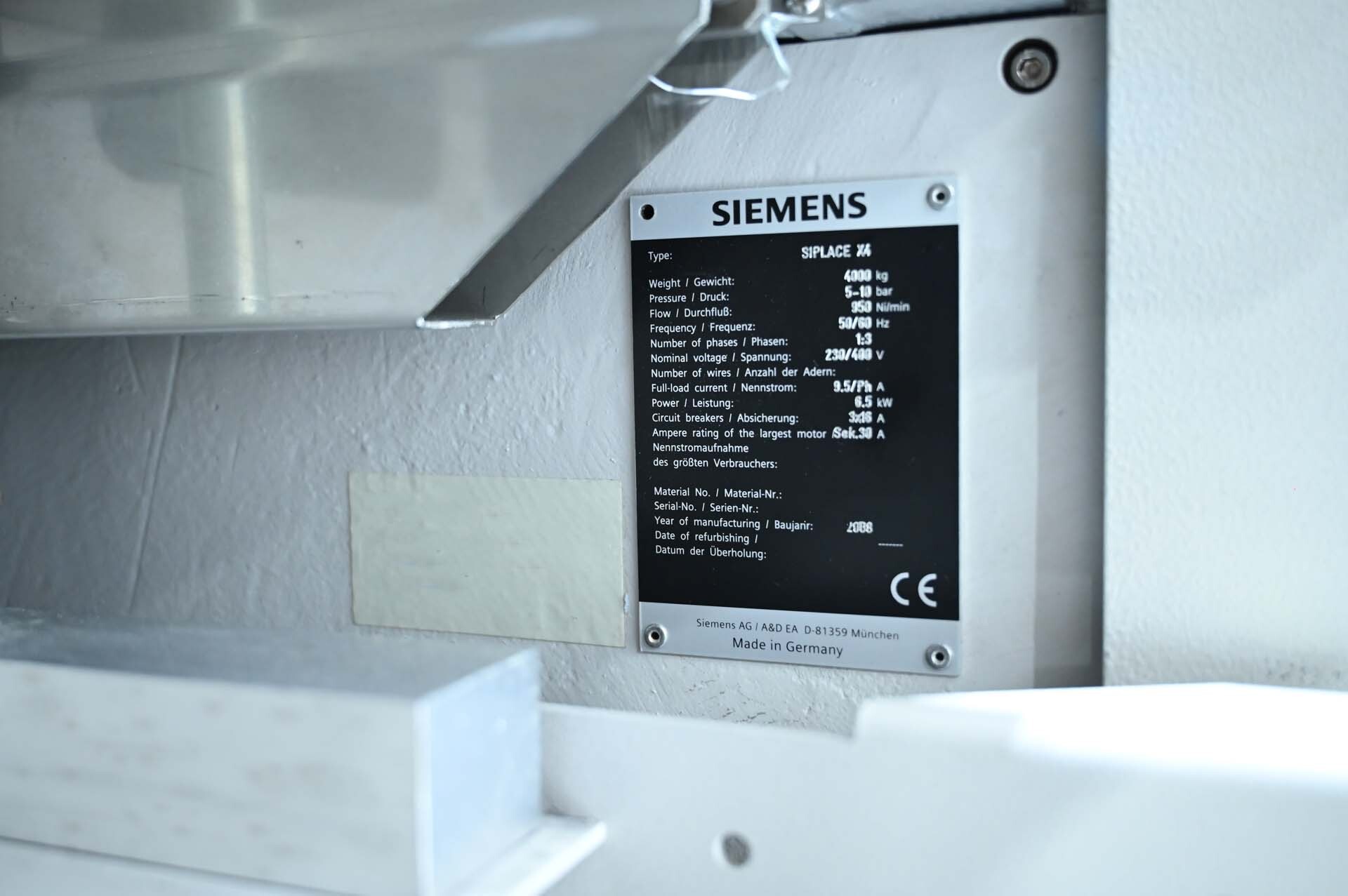 사진 사용됨 ASM / SIEMENS Siplace X4 판매용