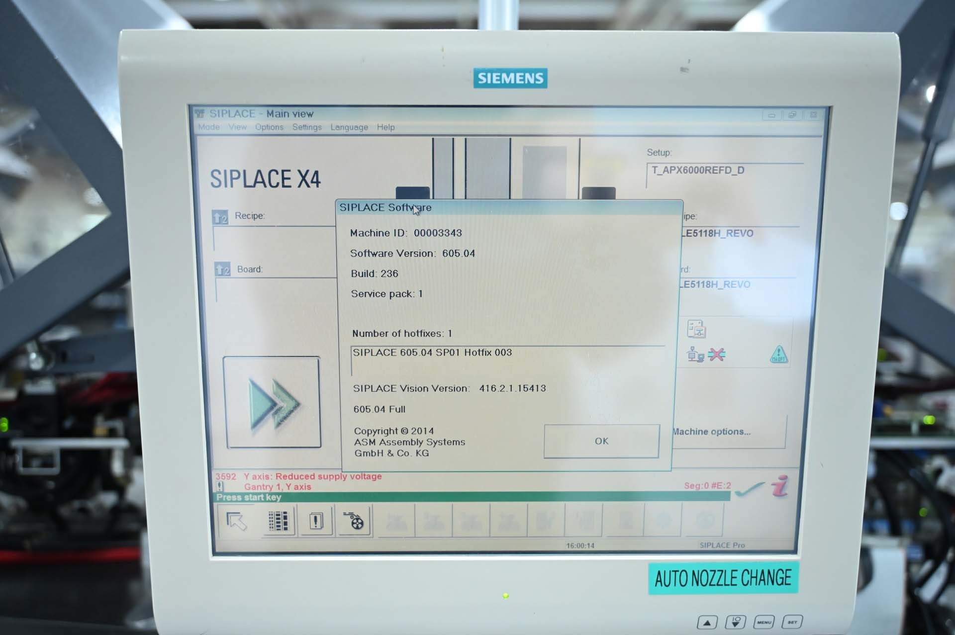 사진 사용됨 ASM / SIEMENS Siplace X4 판매용