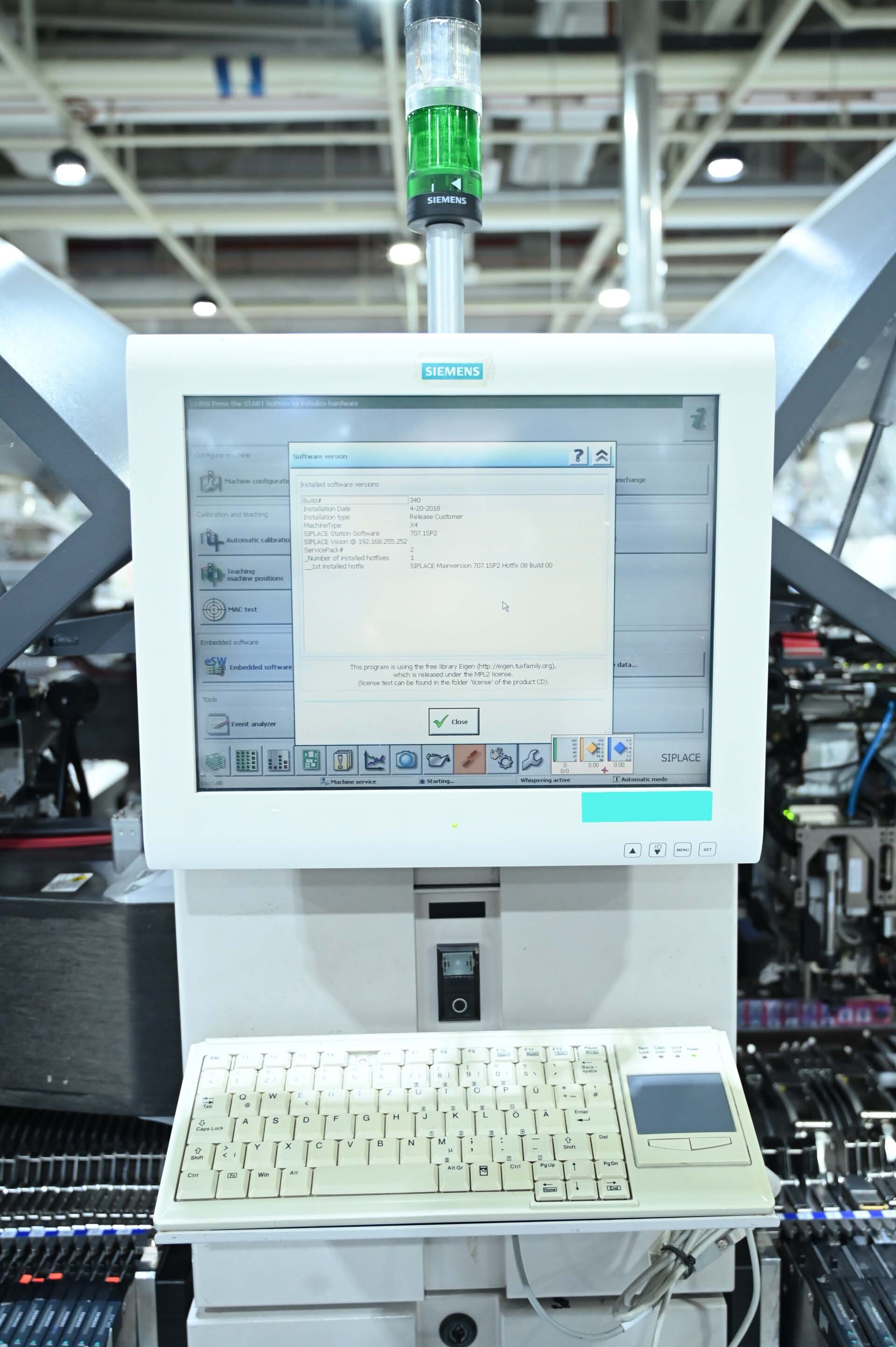 Photo Utilisé ASM / SIEMENS Siplace X4 À vendre