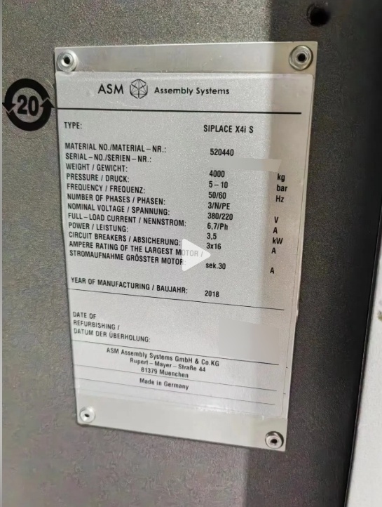 Foto Verwendet ASM / SIEMENS Siplace X4i Zum Verkauf