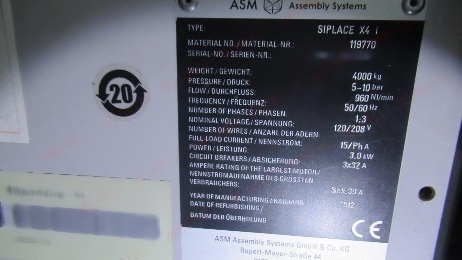 フォト（写真） 使用される ASM / SIEMENS Siplace X4i 販売のために