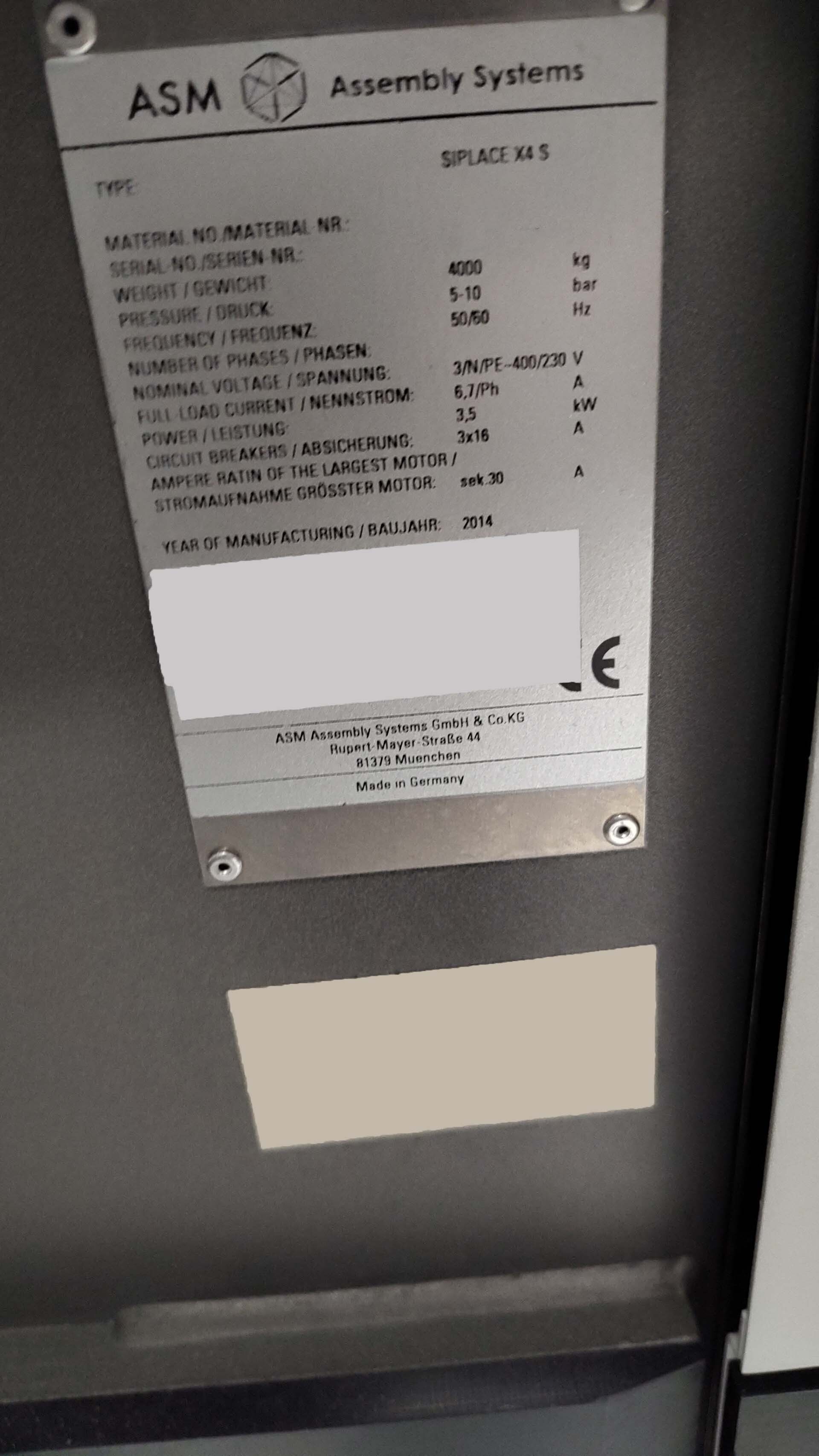 Photo Utilisé ASM / SIEMENS Siplace X4S À vendre