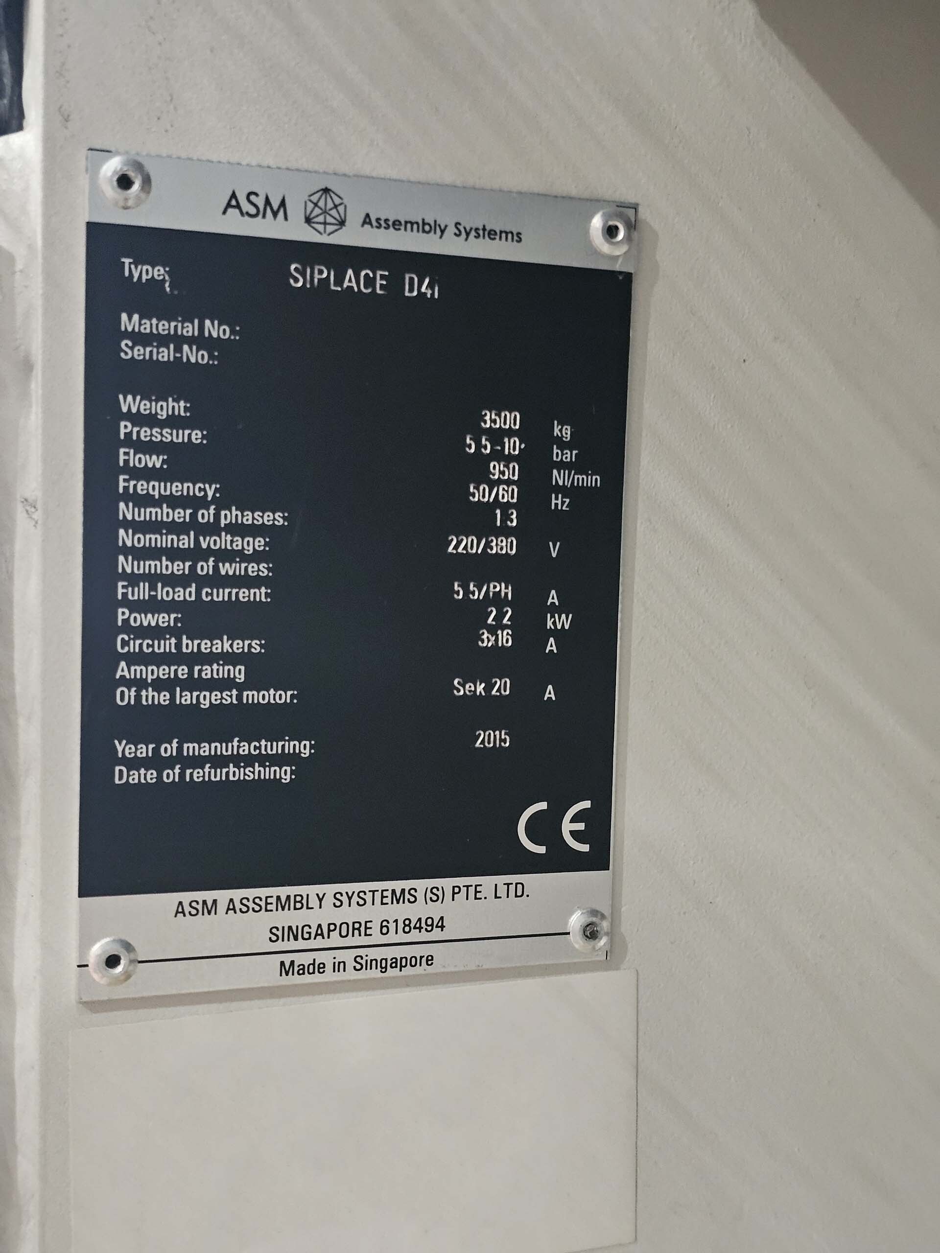 フォト（写真） 使用される ASM / SIEMENS Siplace 販売のために