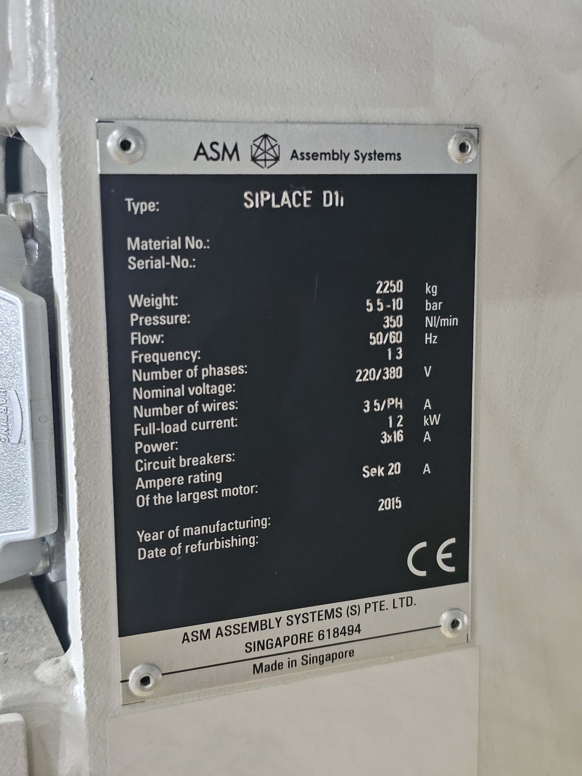 フォト（写真） 使用される ASM / SIEMENS Siplace 販売のために