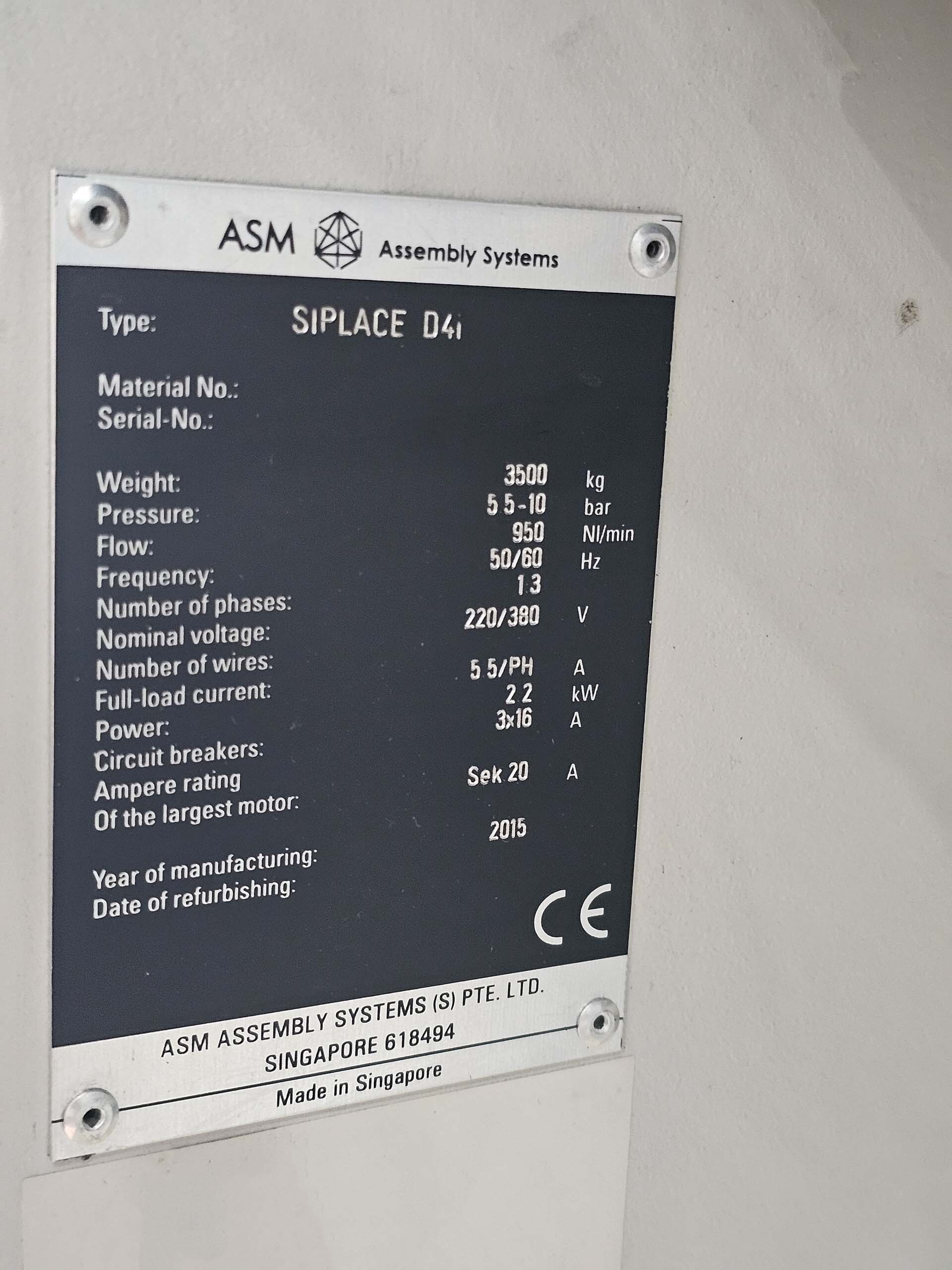フォト（写真） 使用される ASM / SIEMENS Siplace 販売のために