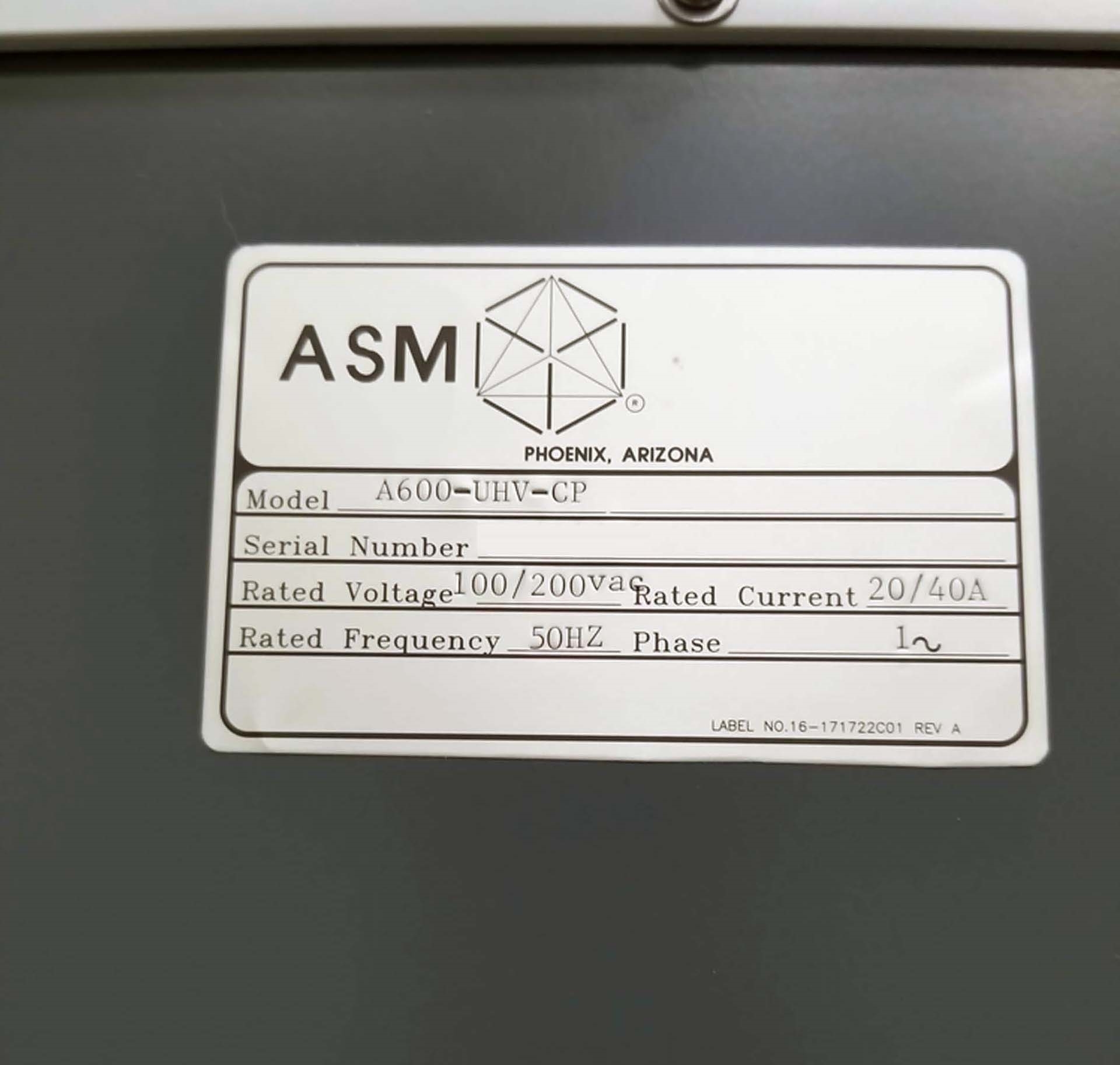 图为 已使用的 ASM A600 UHV-CP 待售