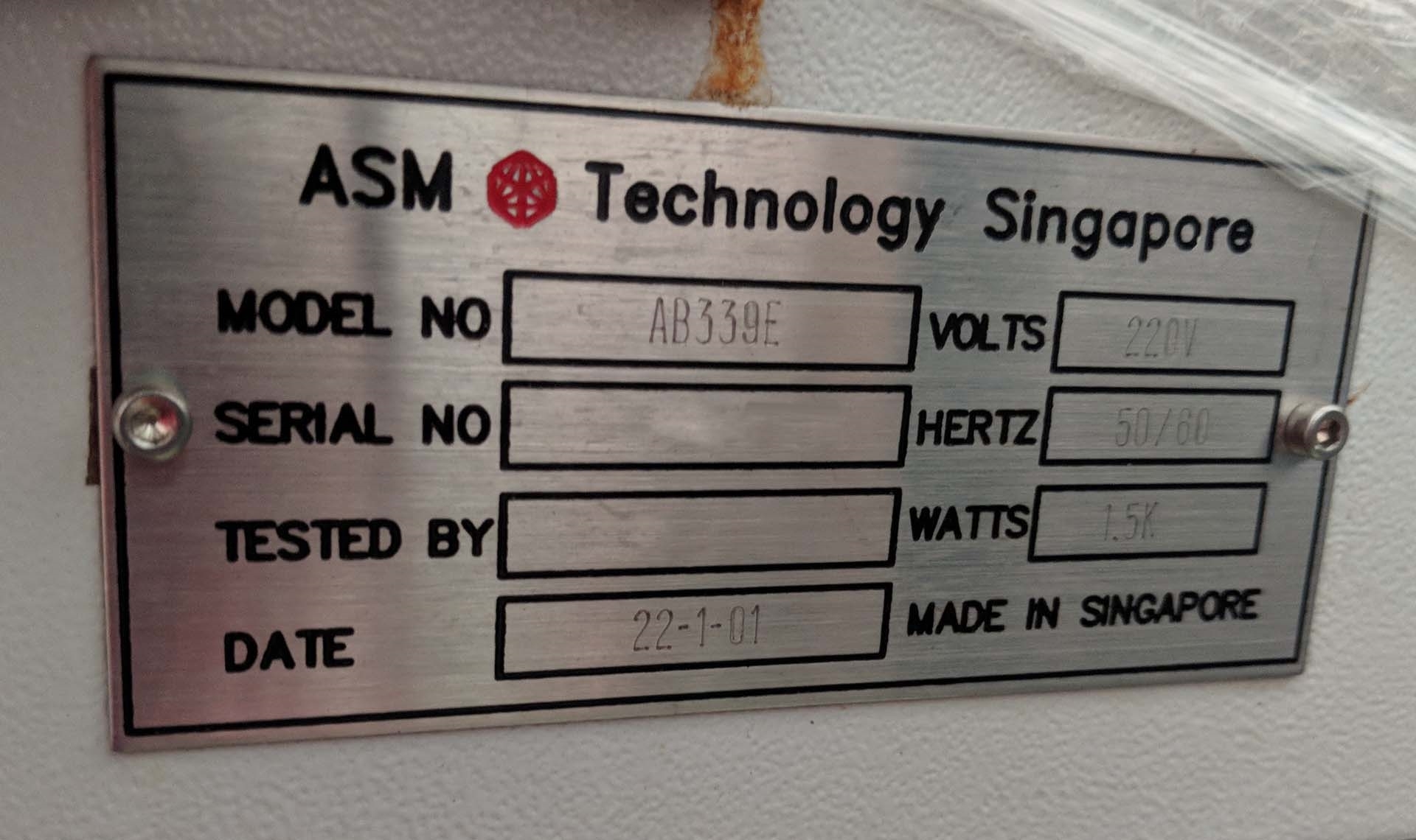图为 已使用的 ASM AB 339E 待售