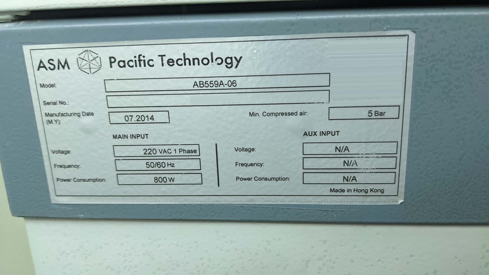 사진 사용됨 ASM AB 559A-06 판매용