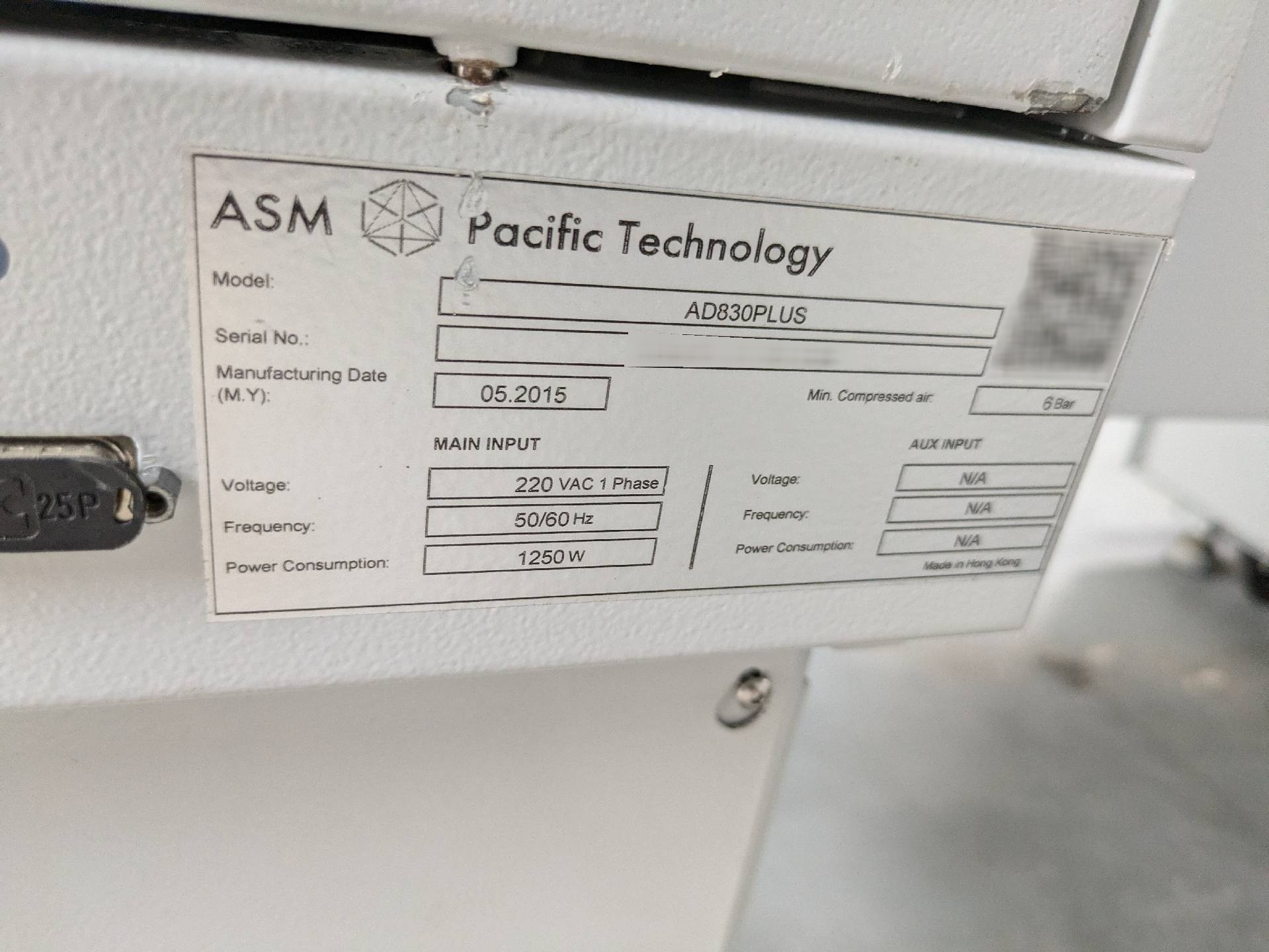 圖為 已使用的 ASM AD 830 Plus 待售