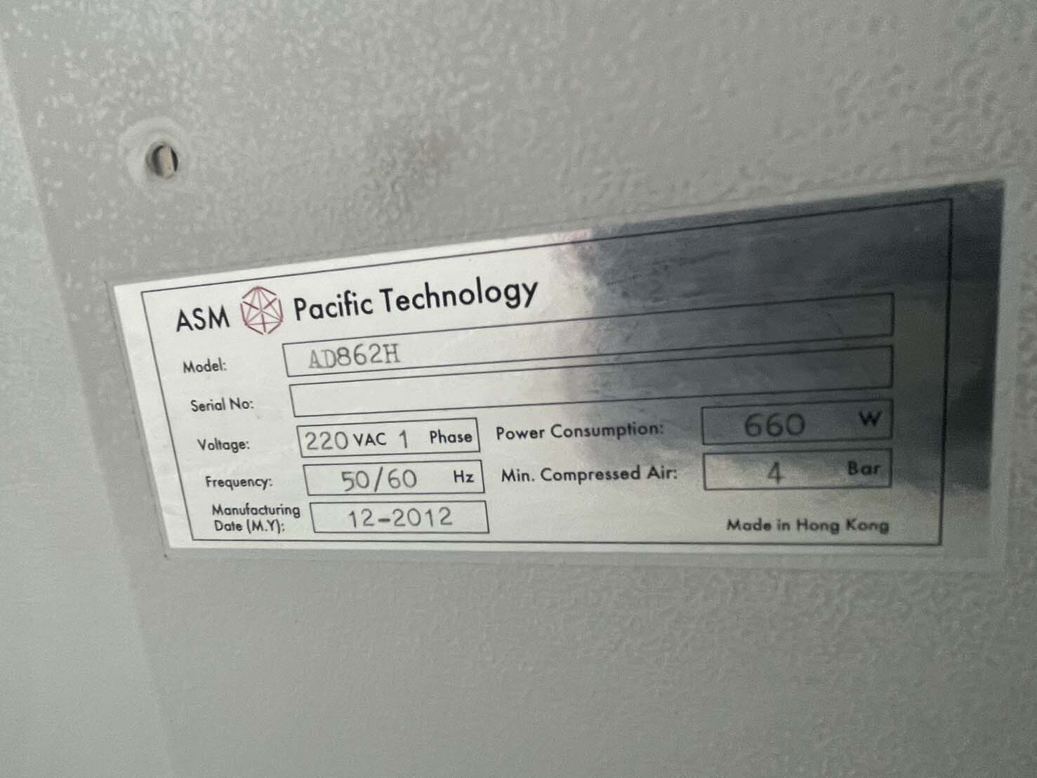 Photo Utilisé ASM AD 862H À vendre