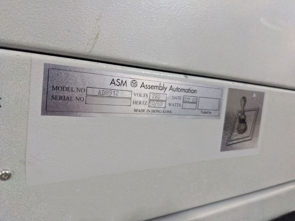 사진 사용됨 ASM AD 8912 판매용