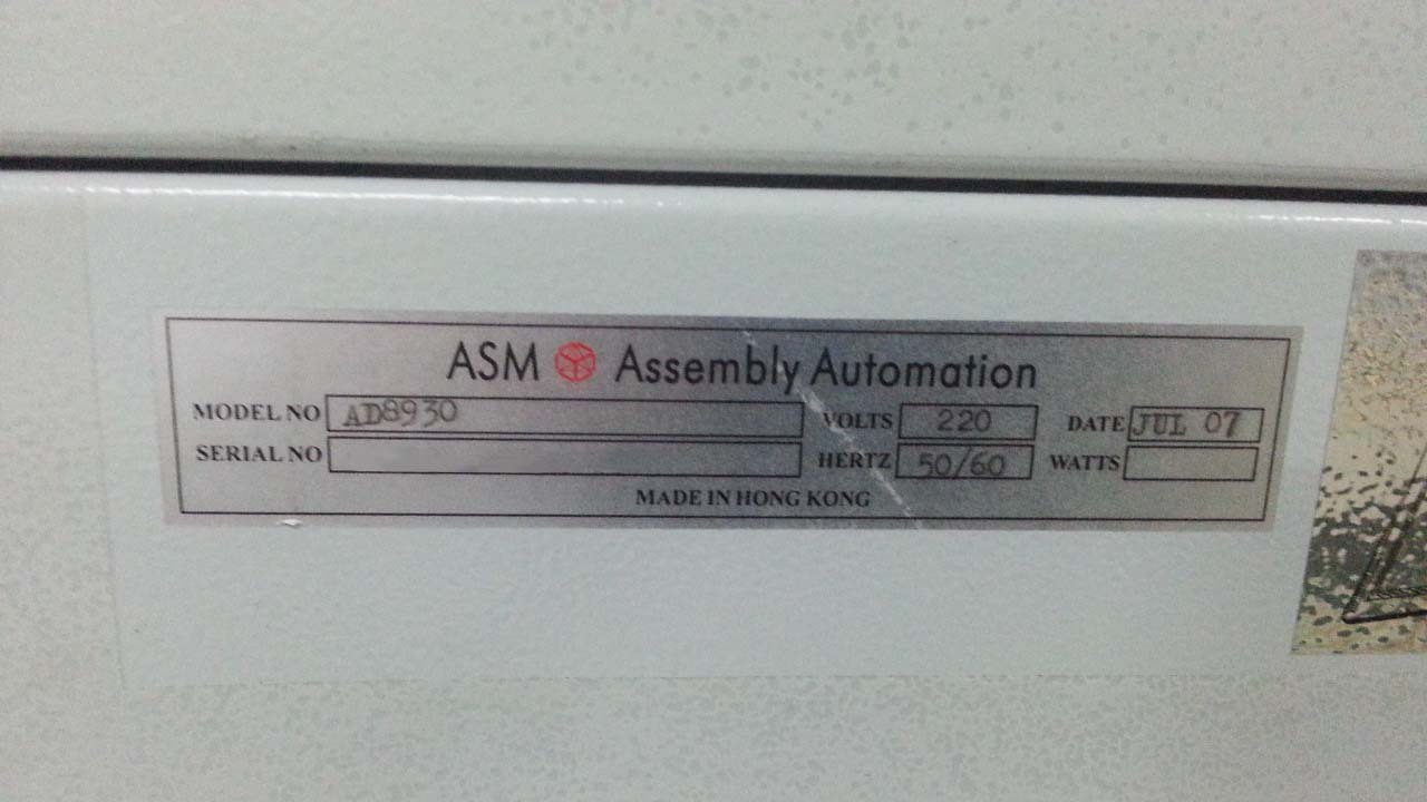 圖為 已使用的 ASM AD 8930 待售