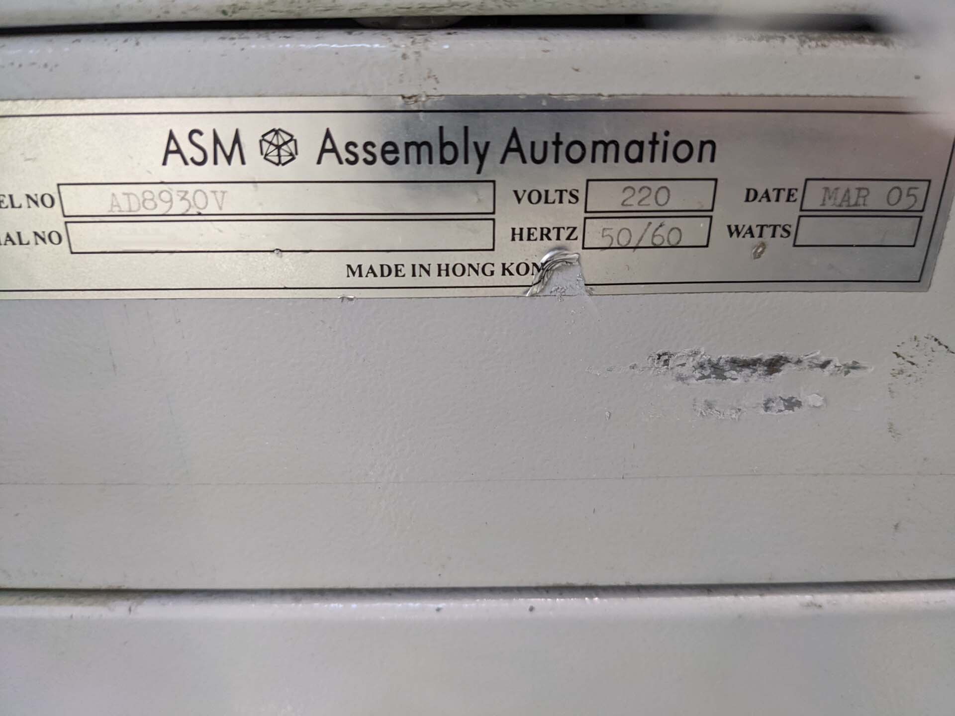 图为 已使用的 ASM AD 8930V 待售