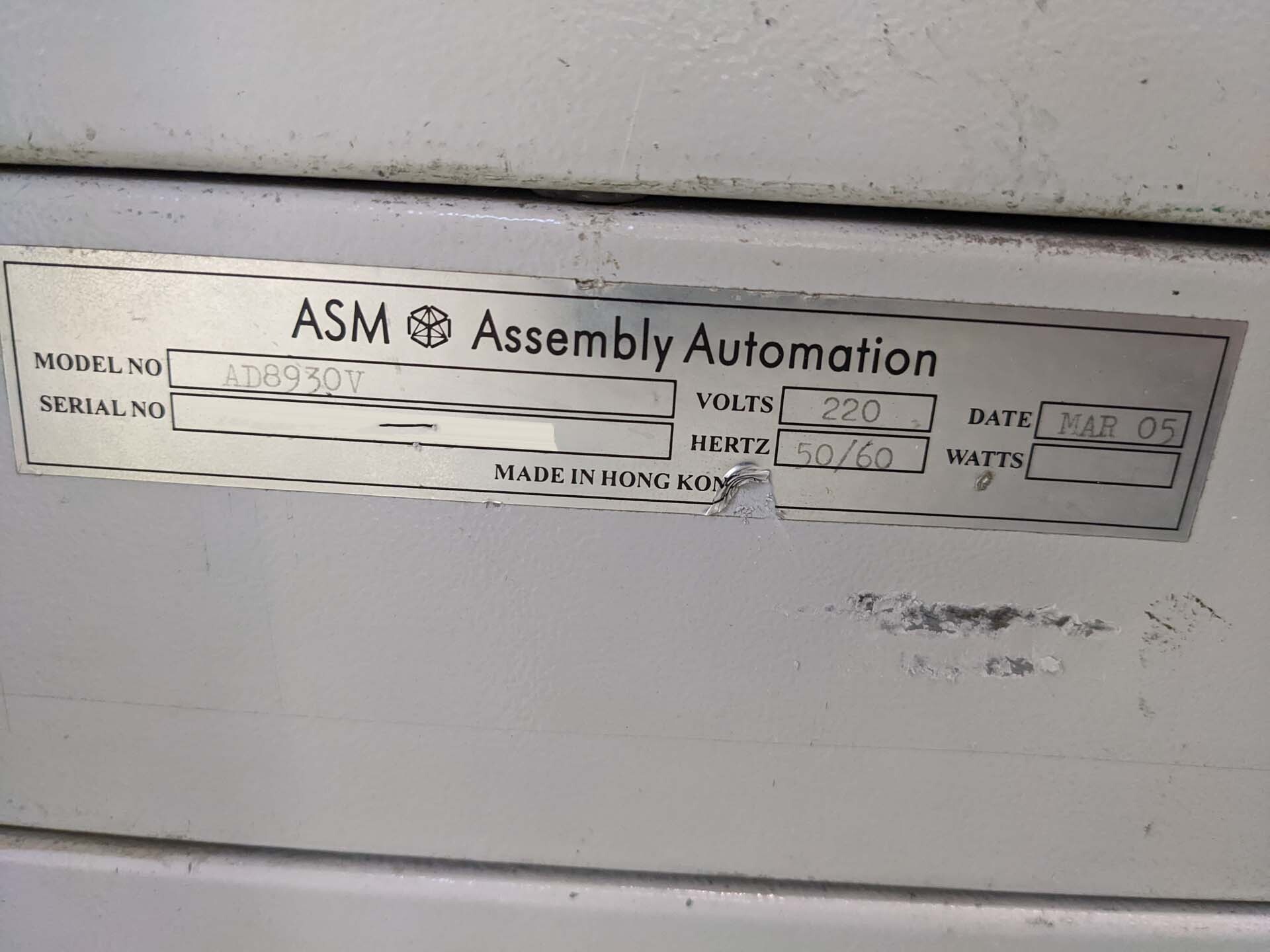 图为 已使用的 ASM AD 8930V 待售