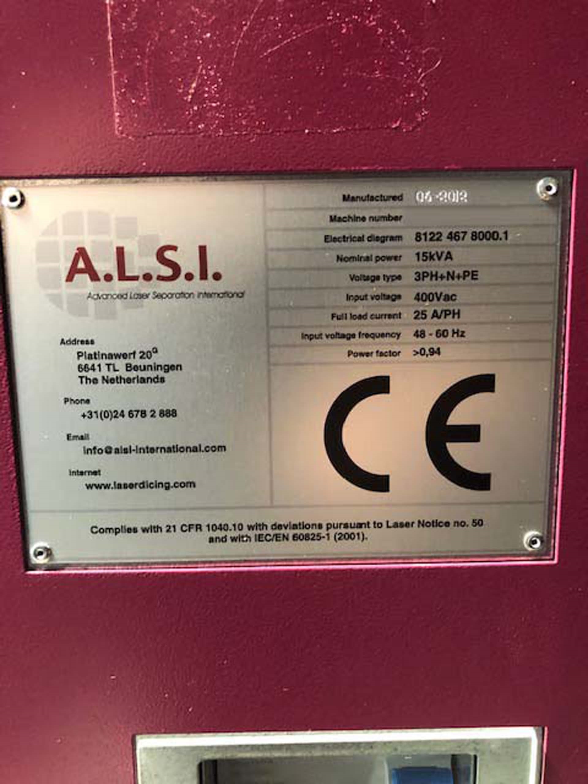 사진 사용됨 ASM ALSI ICA1204 판매용