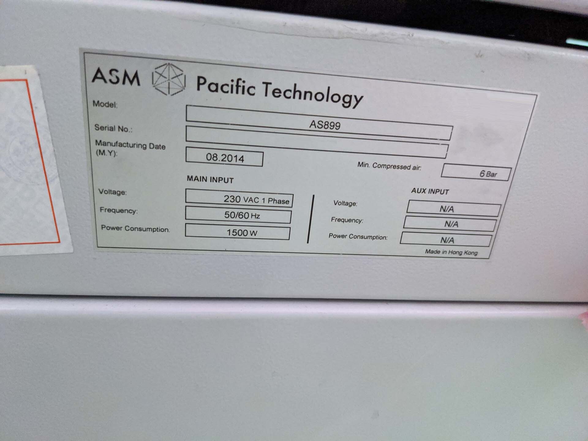 フォト（写真） 使用される ASM AS 899 販売のために