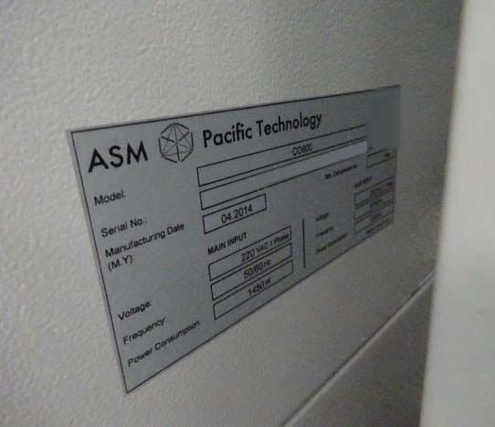 Photo Used ASM CO600 For Sale