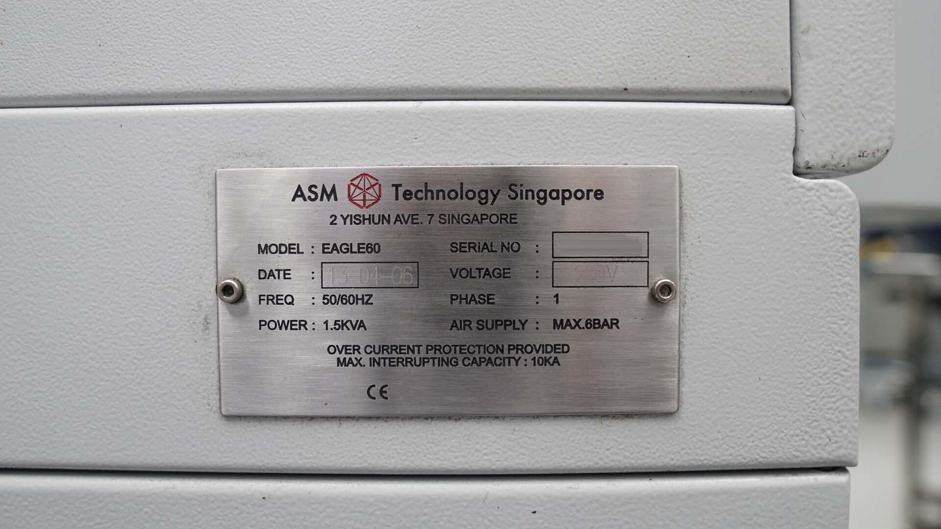 圖為 已使用的 ASM Eagle 60-03 待售