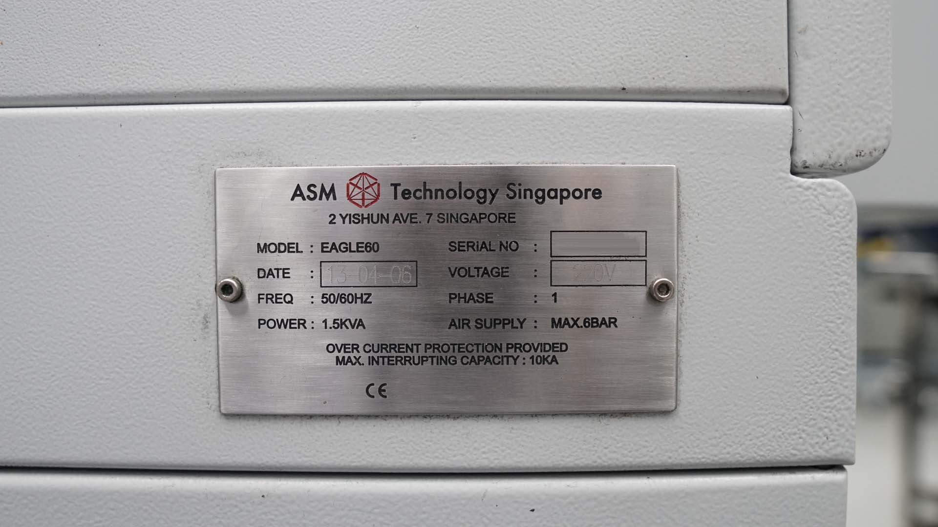 Photo Used ASM Eagle 60-03 For Sale