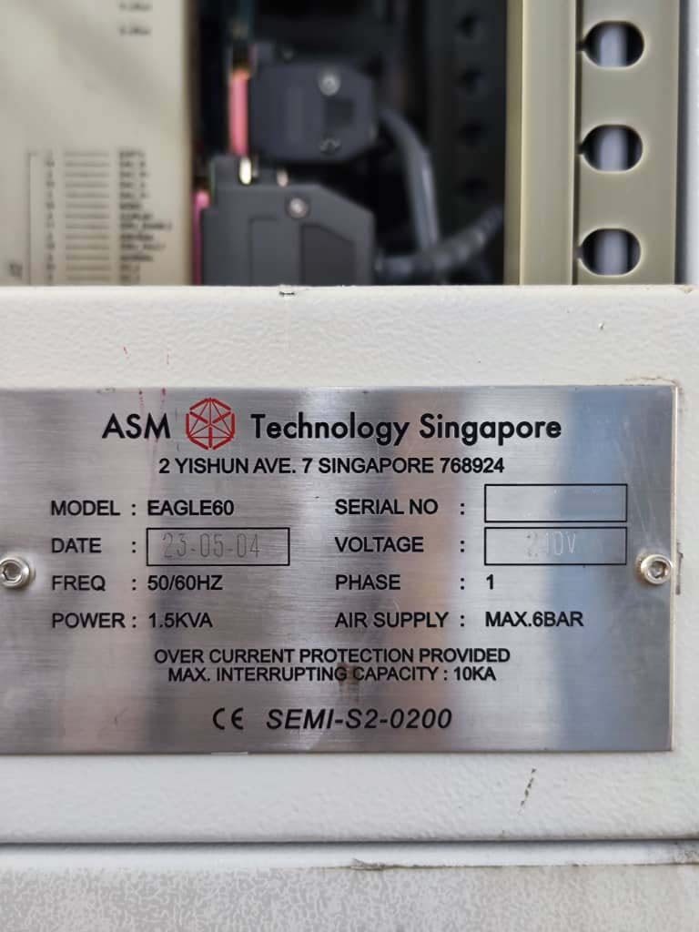사진 사용됨 ASM Eagle 60 판매용