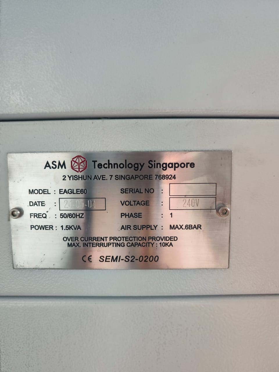 フォト（写真） 使用される ASM Eagle 60 販売のために
