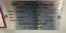 图为 已使用的 ASM Eagle 60 待售
