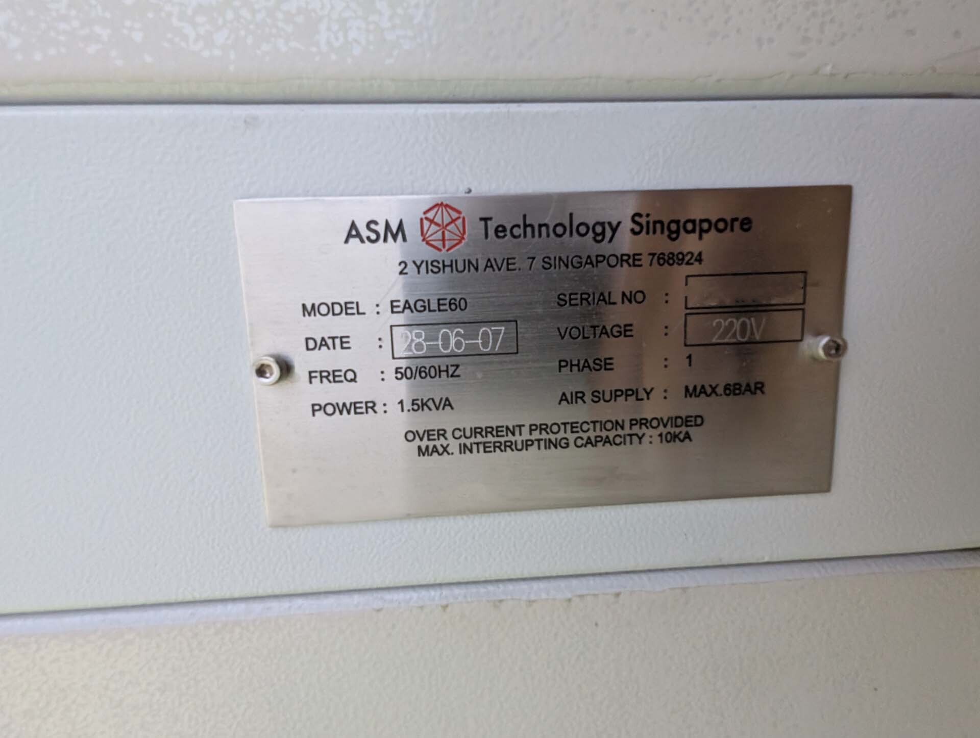 Photo Used ASM Eagle 60 For Sale