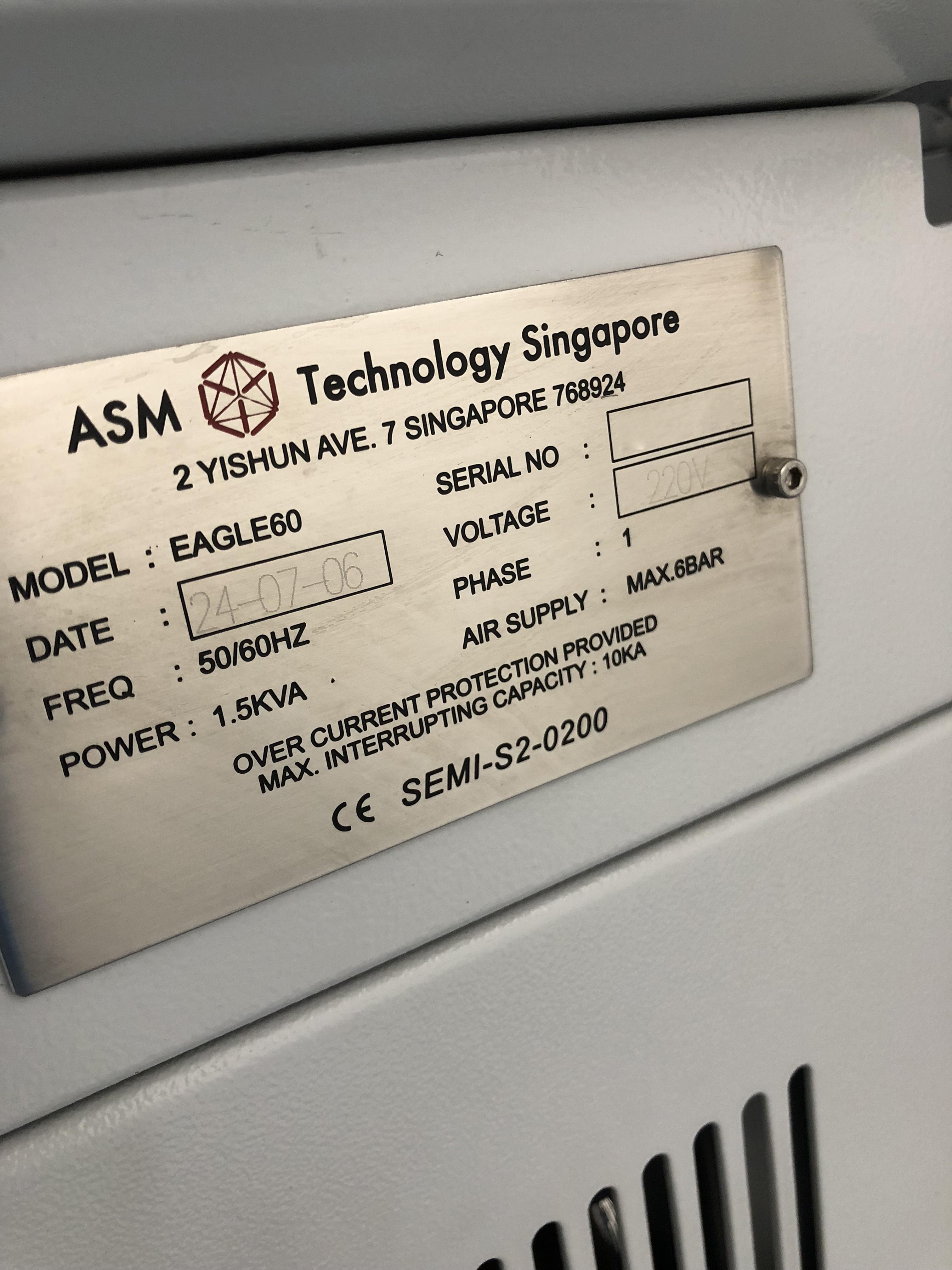 圖為 已使用的 ASM Eagle 60 待售