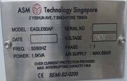 Photo Used ASM Eagle 60AP For Sale