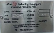 Photo Used ASM Eagle 60AP For Sale