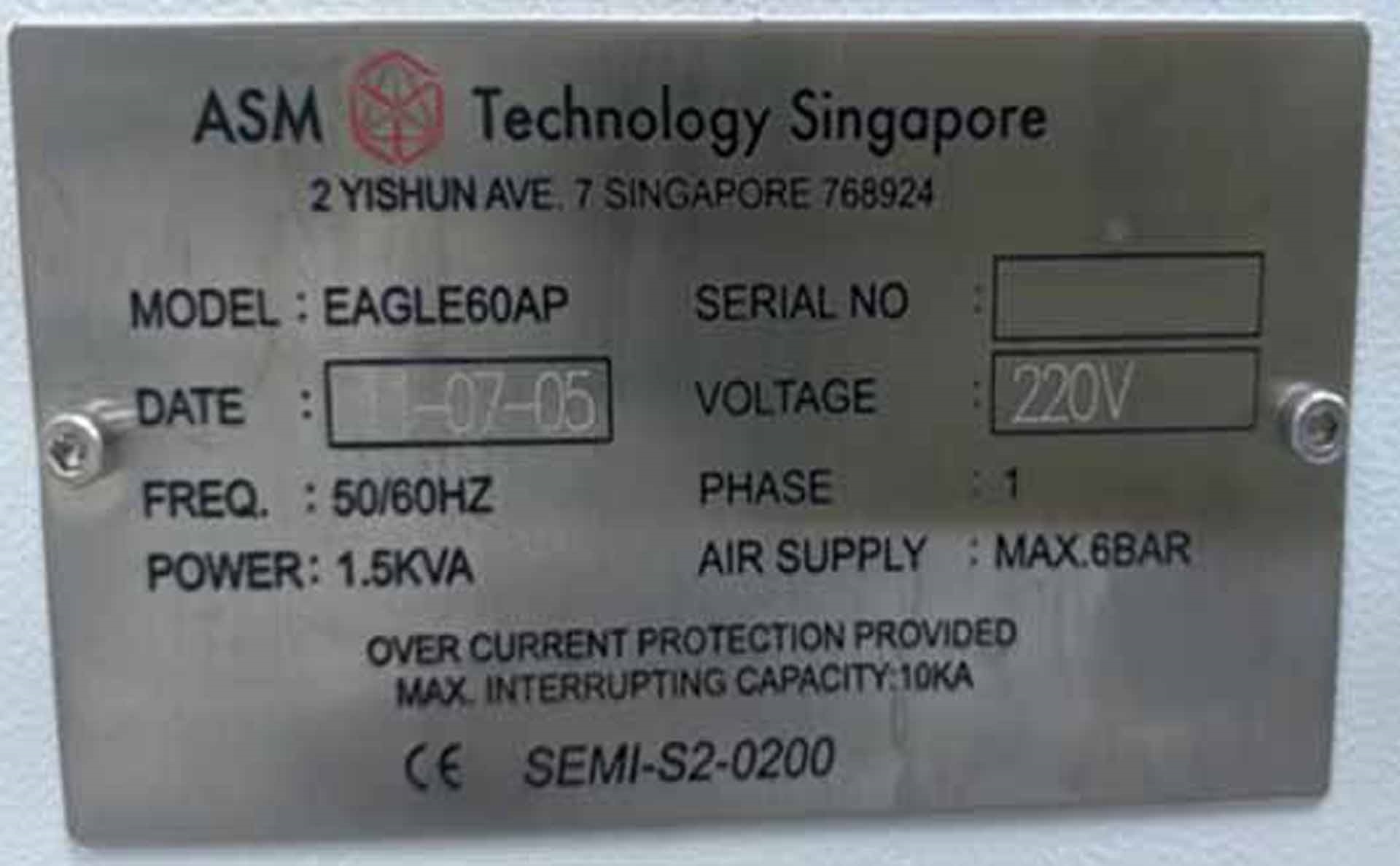 Photo Used ASM Eagle 60AP For Sale