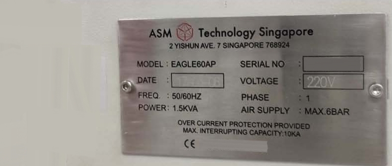 Photo Used ASM Eagle 60AP For Sale