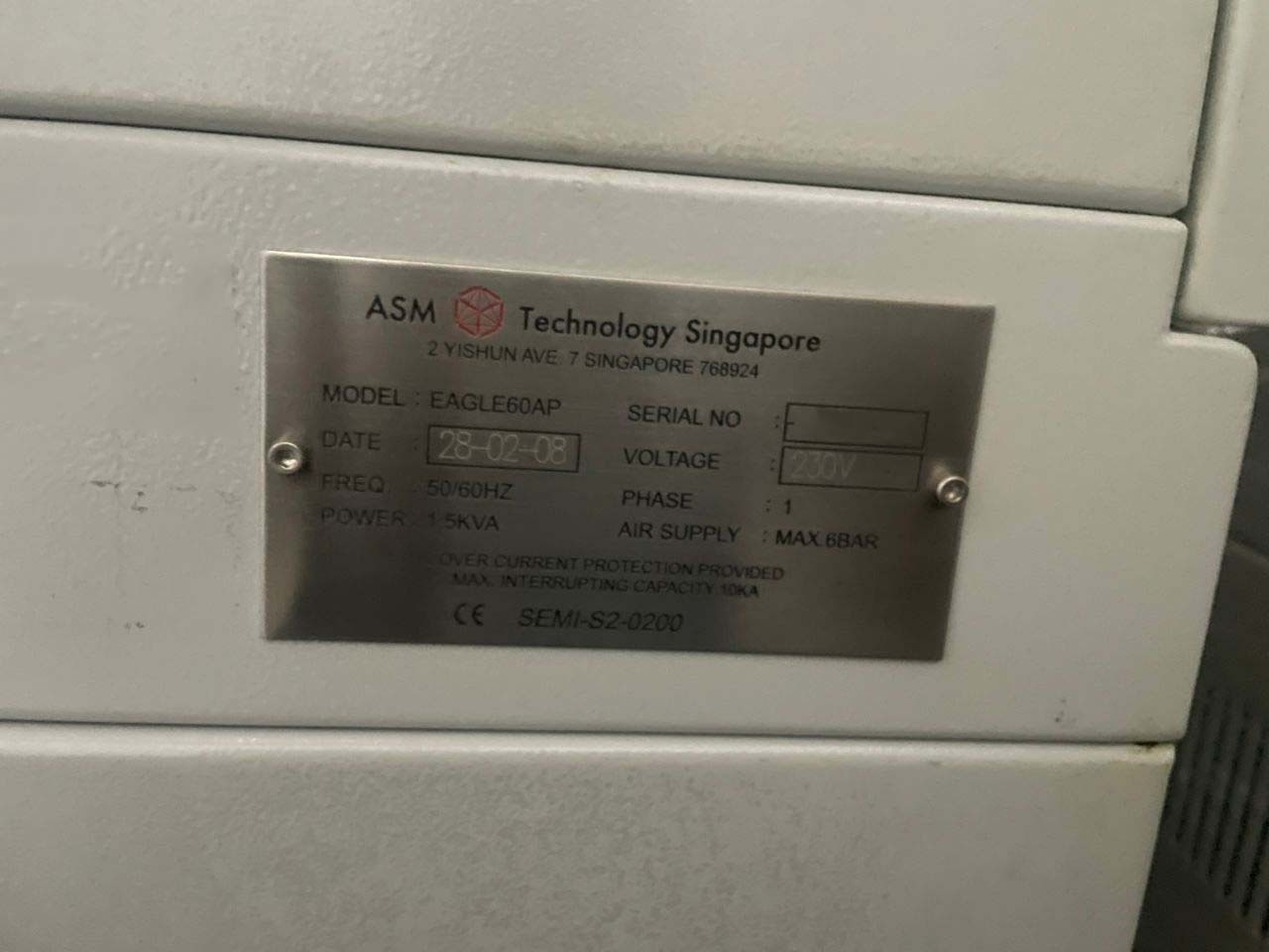 Photo Used ASM Eagle 60AP For Sale