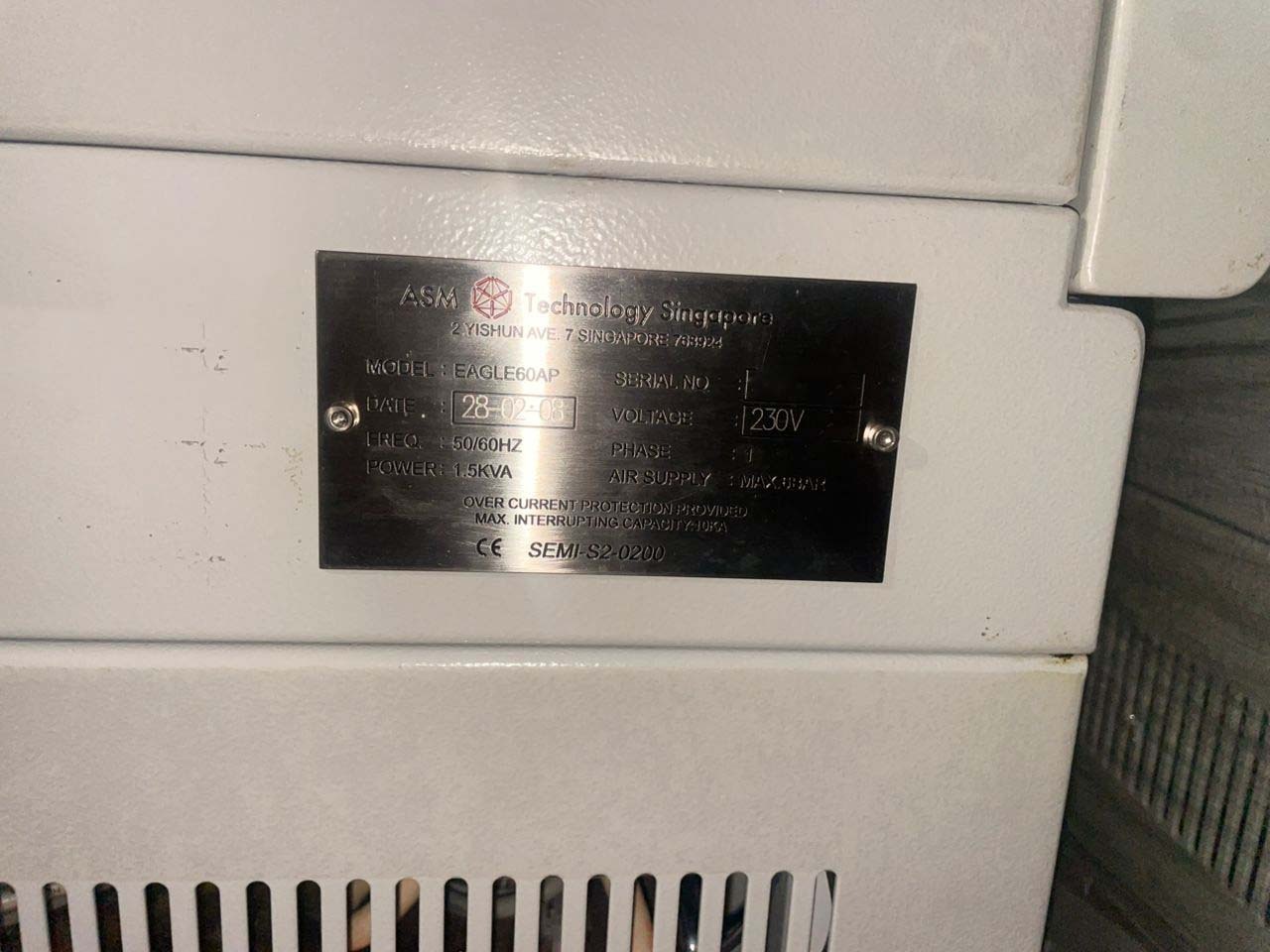 Photo Used ASM Eagle 60AP For Sale