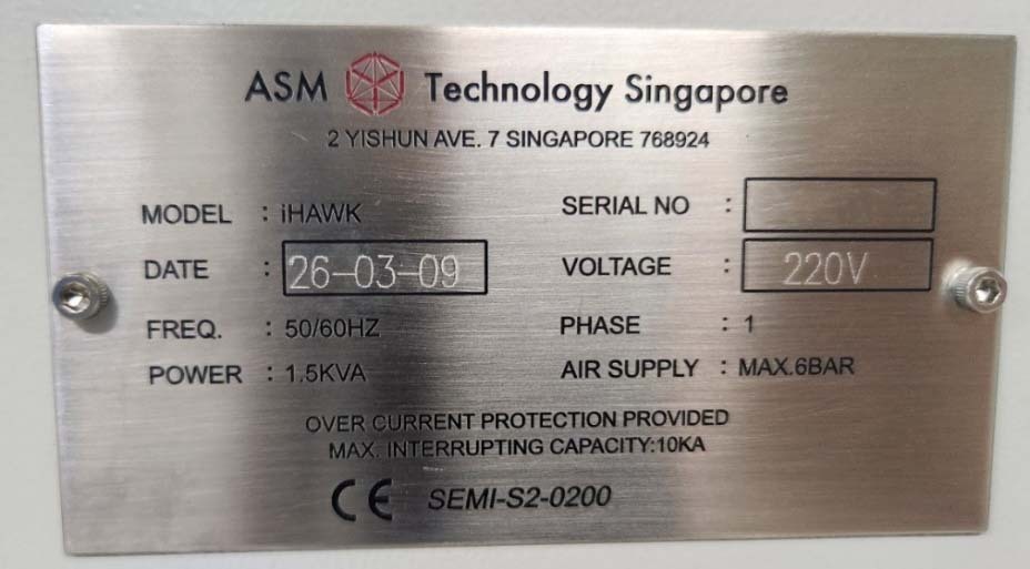 圖為 已使用的 ASM iHawk 待售