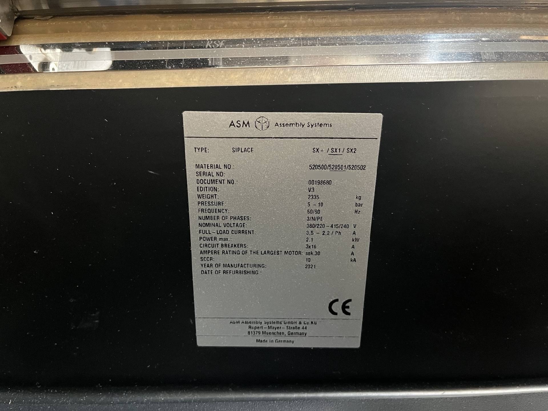 사진 사용됨 ASM Lot of pick and place machines and feeders 판매용