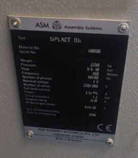 SIEMENS / ASM Siplace D1i #293644451