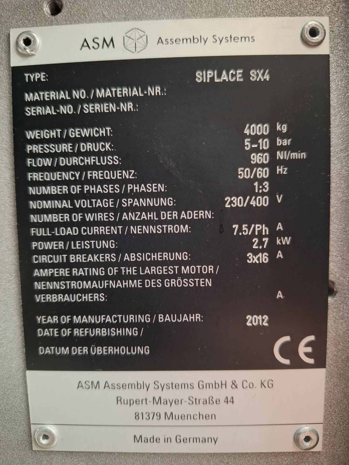 asm出品 ASM Siplace SX4 used for sale price #293794303, 2012 > buy from CAE