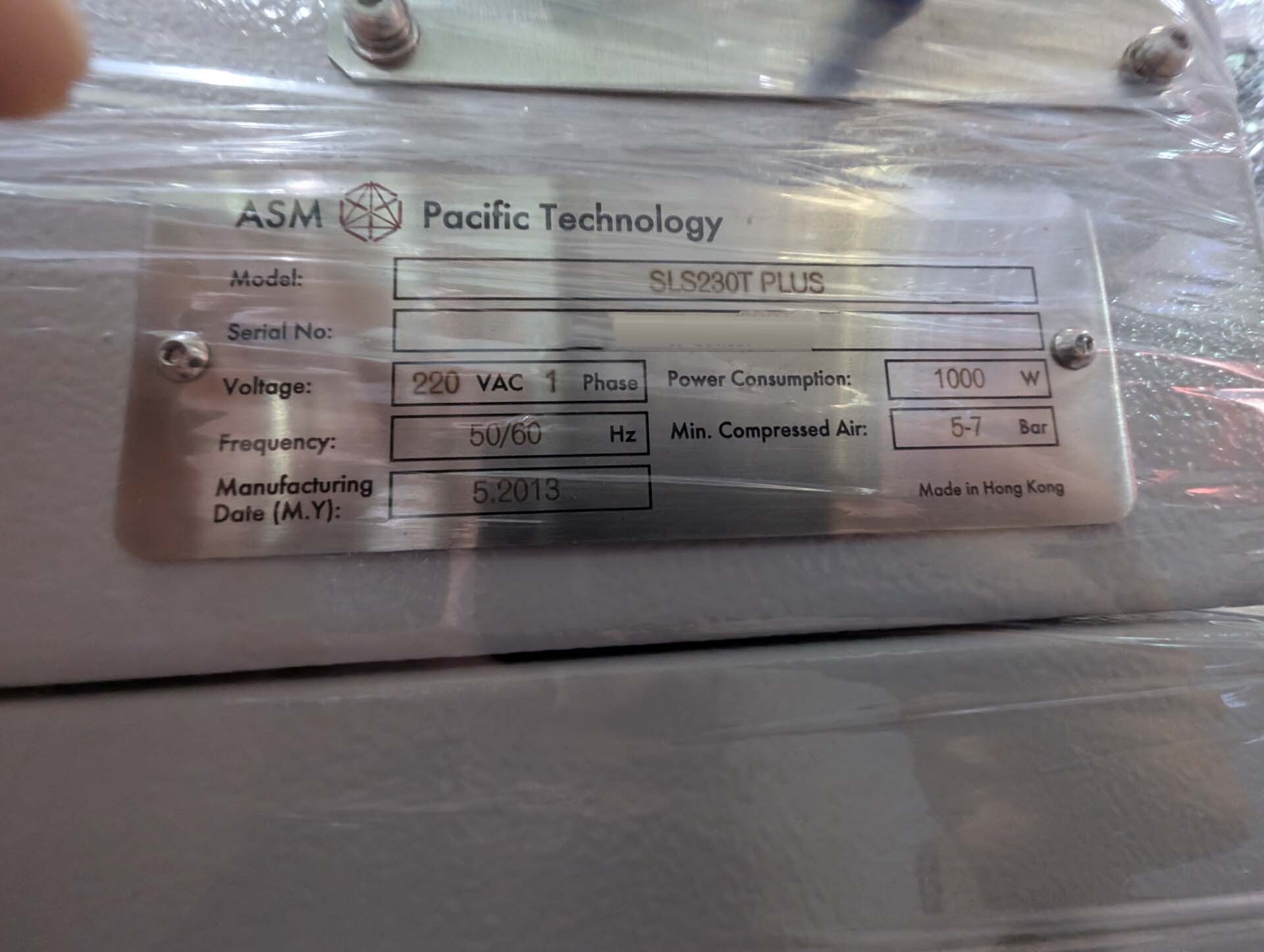 图为 已使用的 ASM SLS 230T Plus 待售