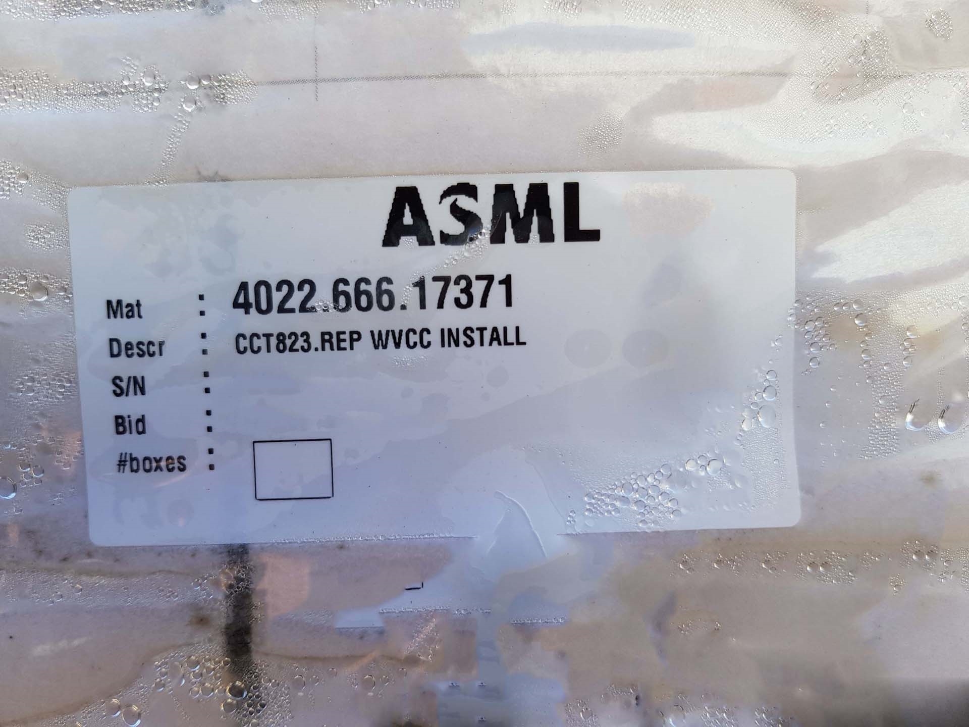 圖為 已使用的 ASML Lot of spare parts 待售