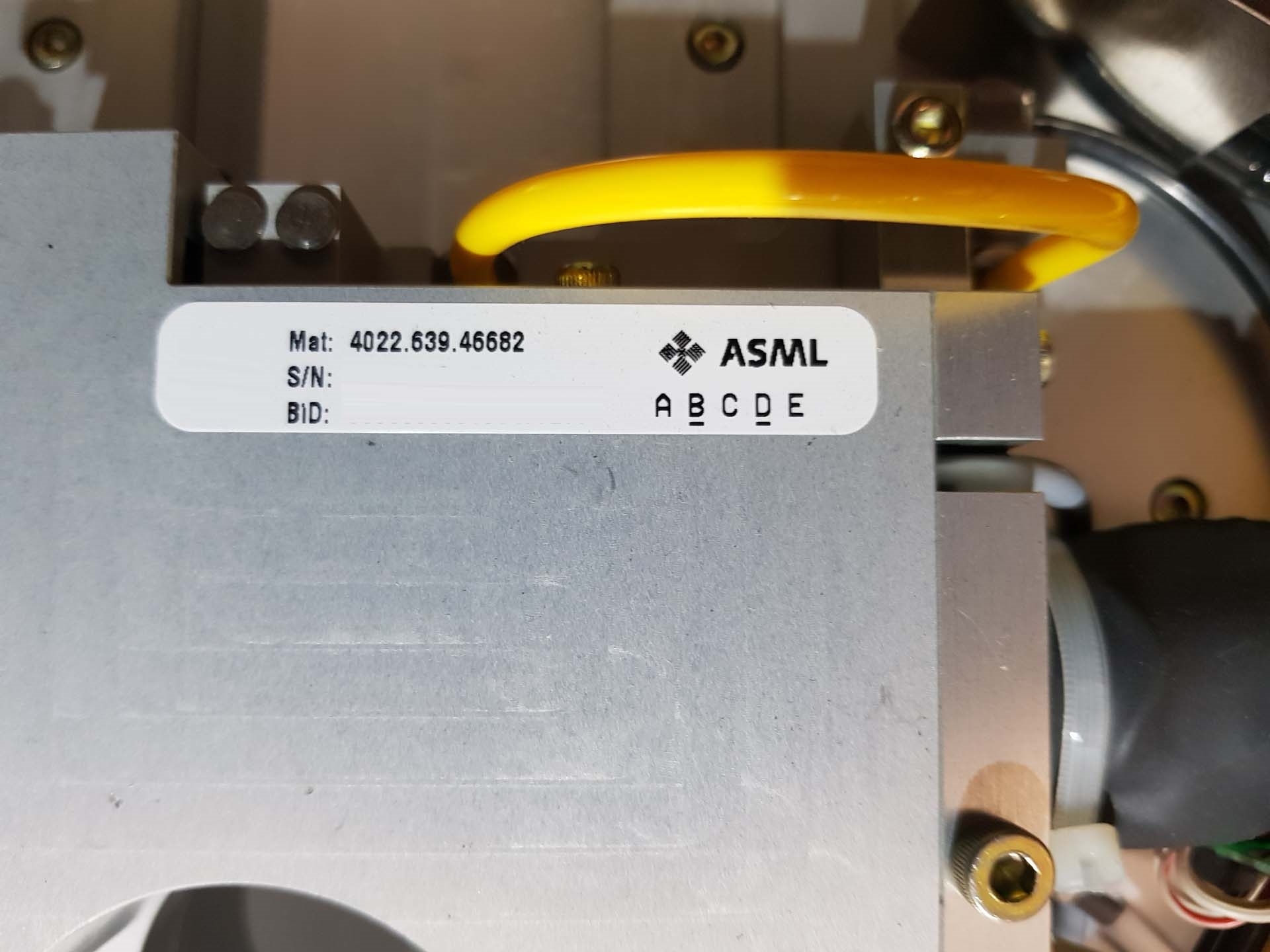 图为 已使用的 ASML Lot of spare parts 待售