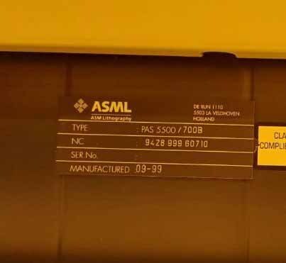 Foto Verwendet ASML PAS 5500 / 700B Zum Verkauf