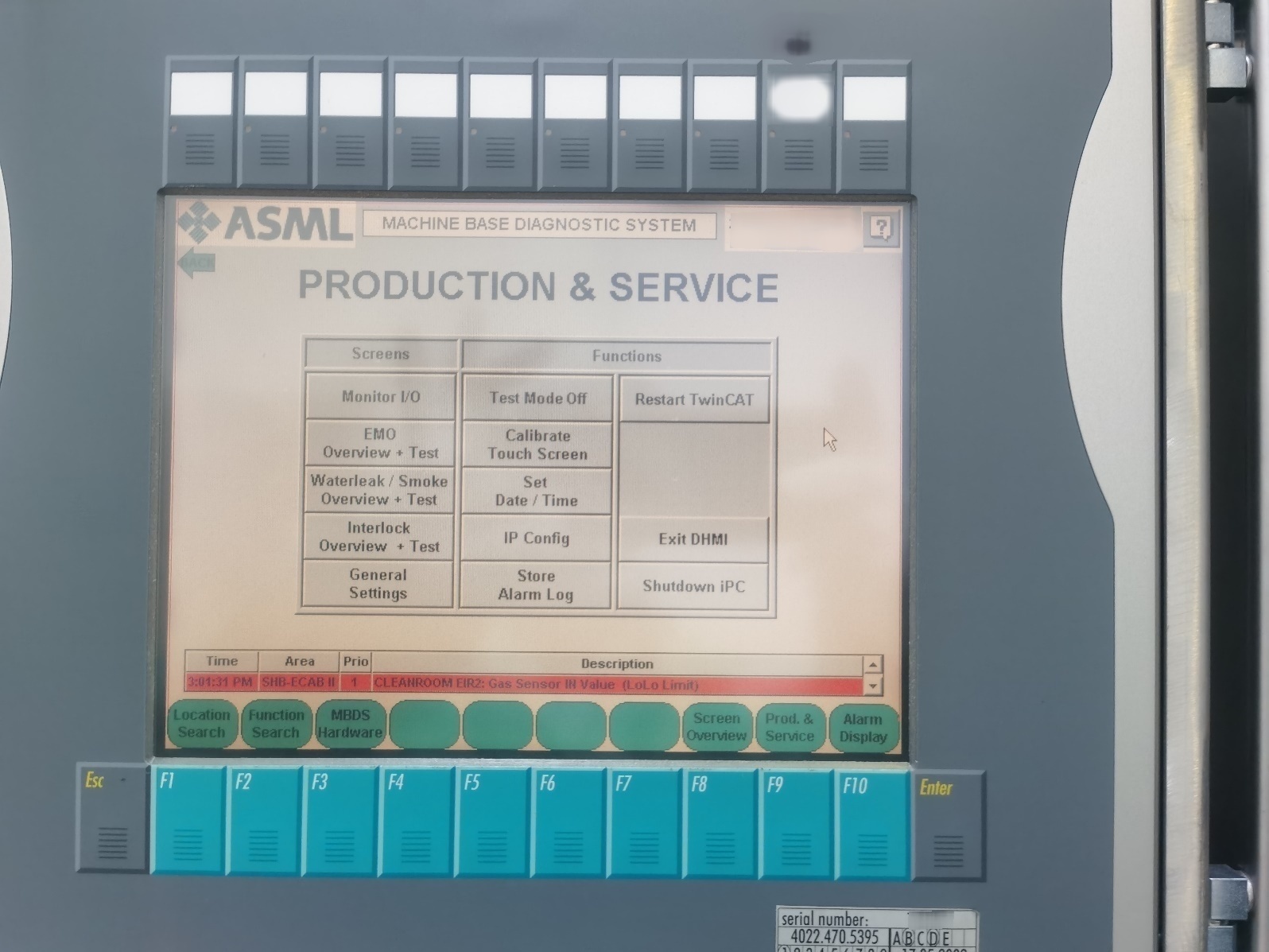 Photo Used ASML Twinscan AT 1100B For Sale