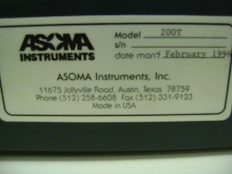 Photo Used ASOMA 200 ED–XRF For Sale
