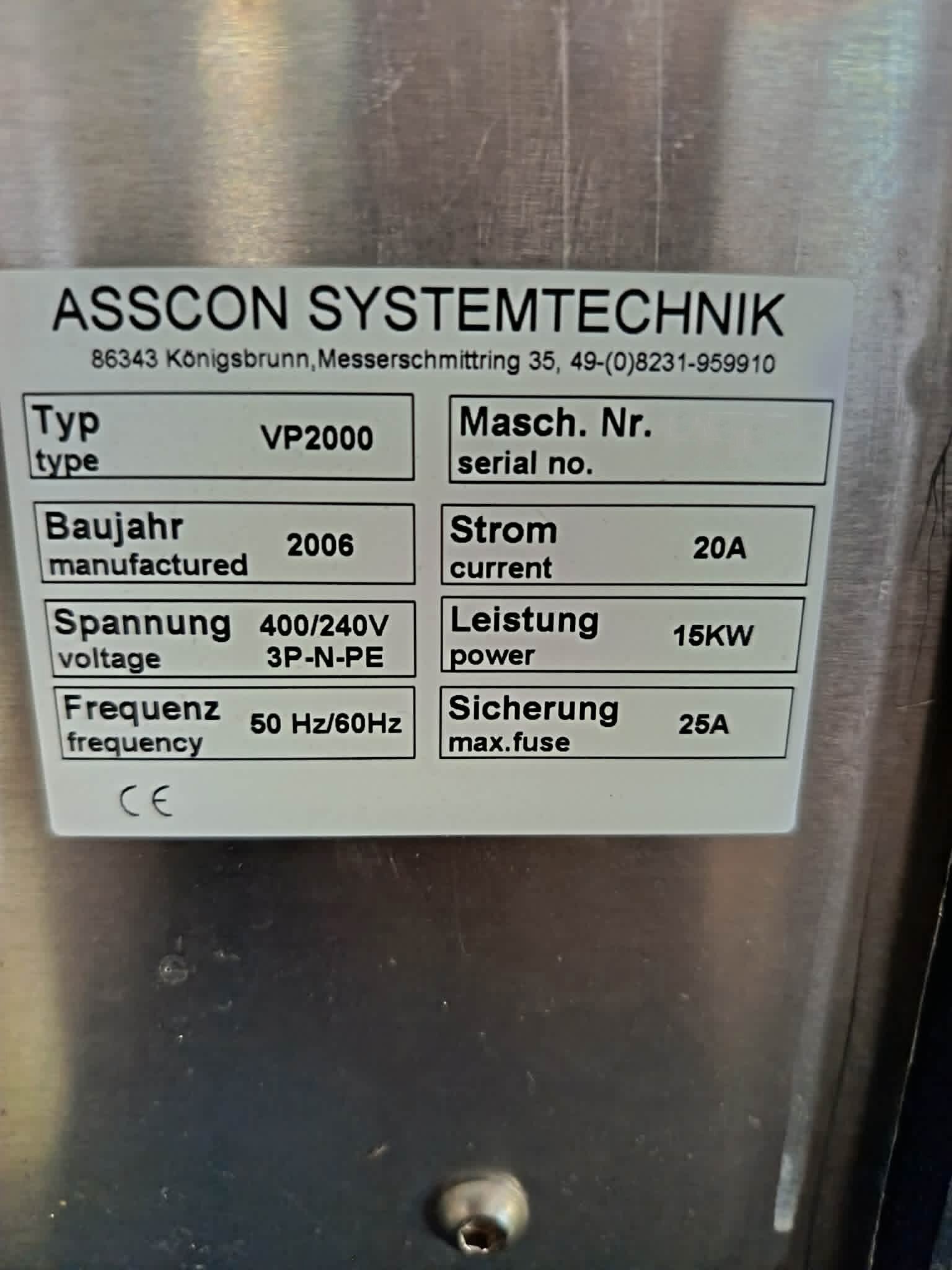 Photo Used ASSCON VP 2000 For Sale