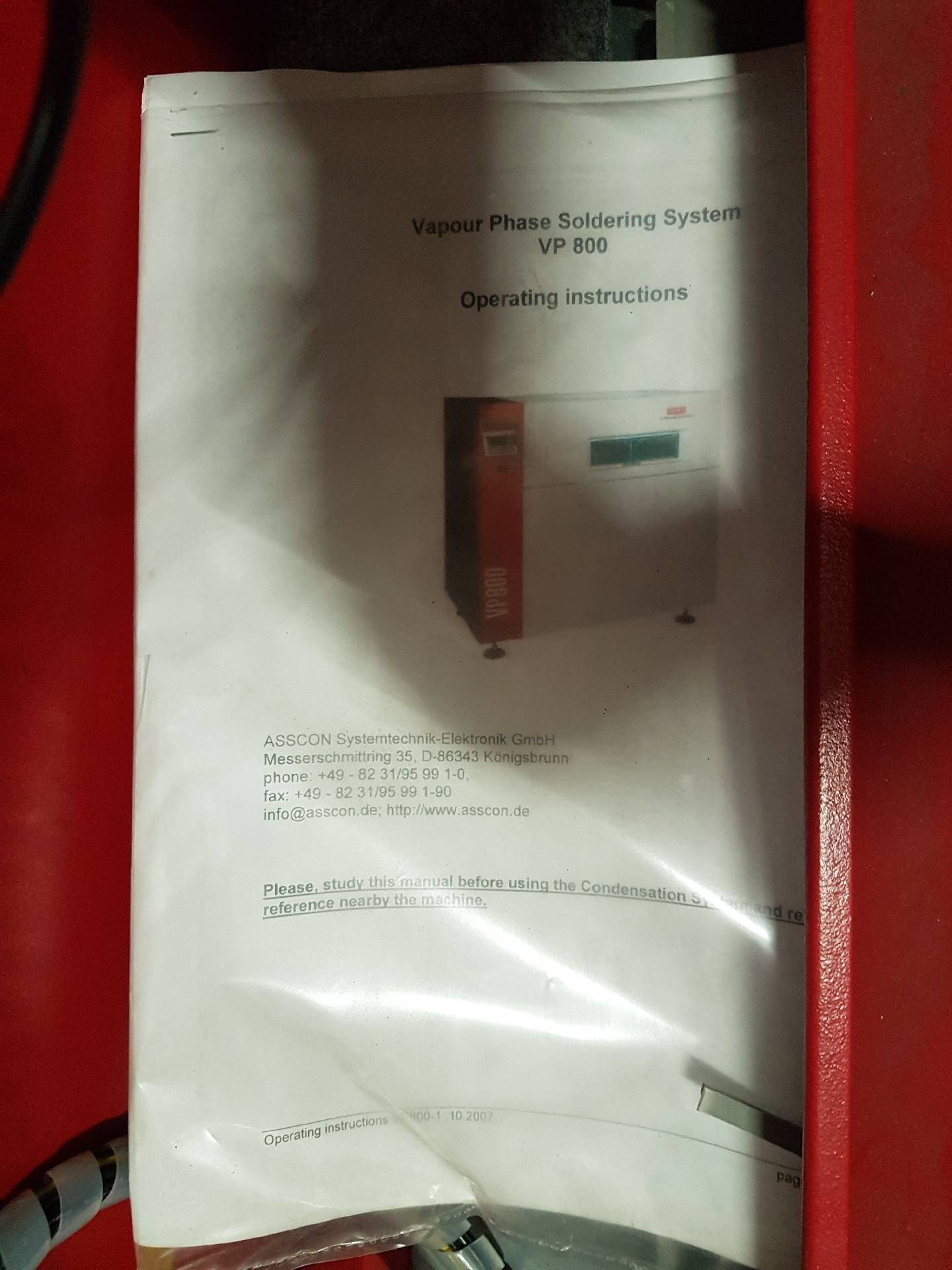 사진 사용됨 ASSCON VP 800 판매용