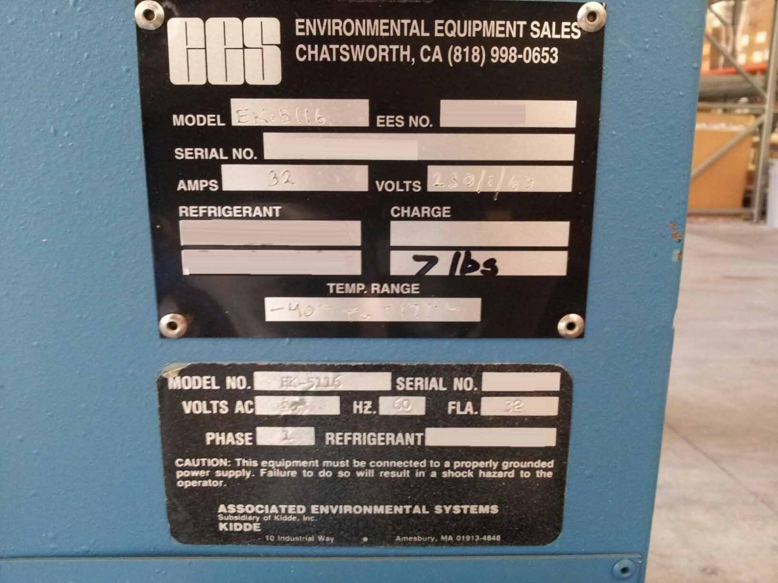 Photo Used ASSOCIATED ENVIRONMENTAL SYSTEMS / AES ZBD-108 / EK 5116 For Sale