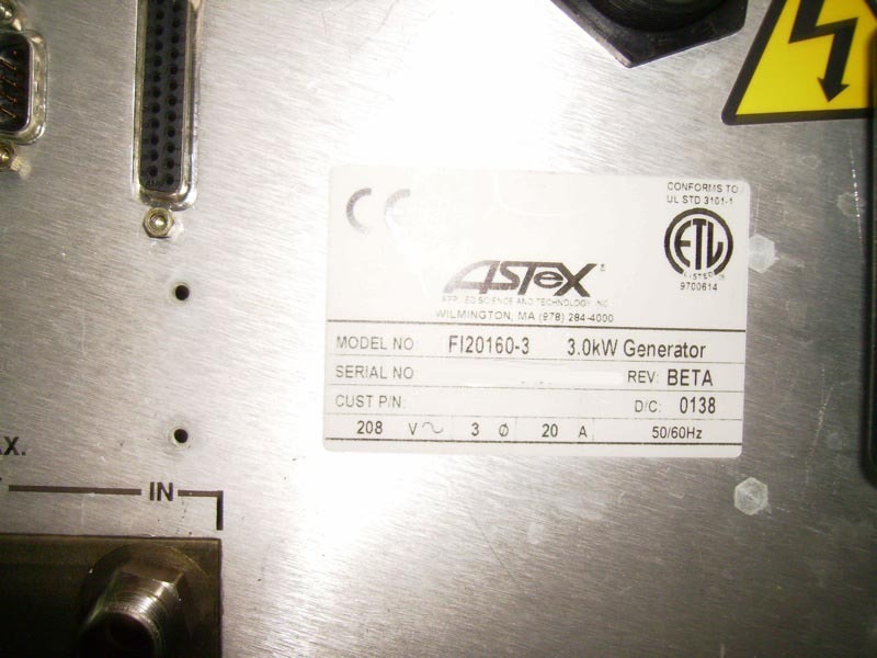 圖為 已使用的 ASTEX AX 2530 待售